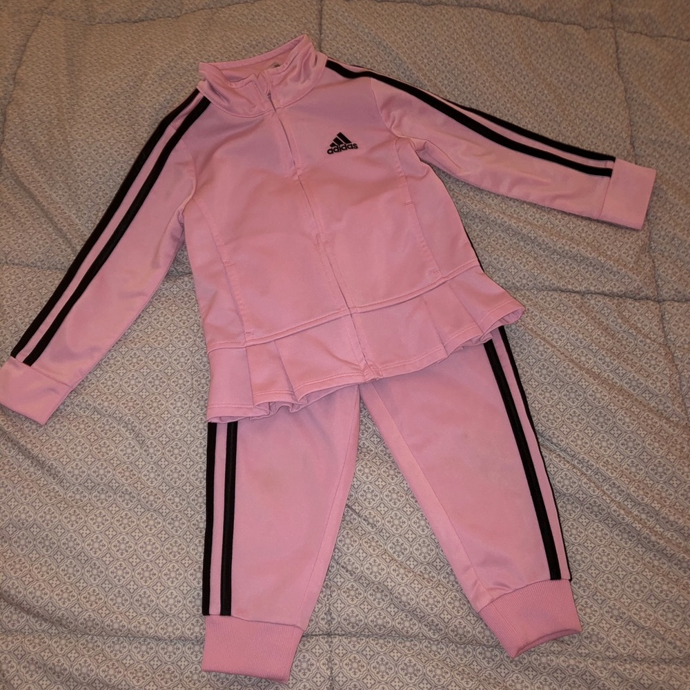 Adidas Track Suit (Toddler Girl - 2T)
